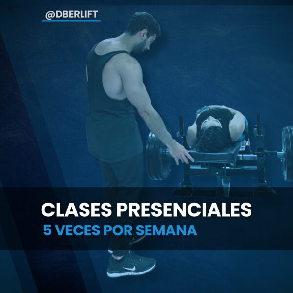 Clases 5 veces Presencial 5 veces por semana