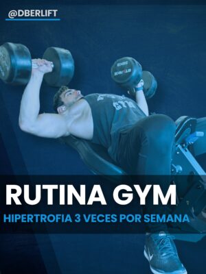 Hipertrofia 3 veces por semana