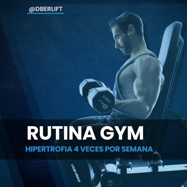 Hipertrofia 4 veces por semana