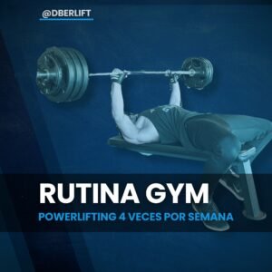 Powerlifting 4 veces por semana