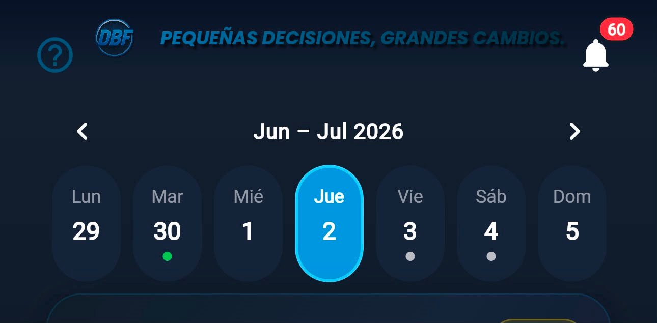 Días calendarizados