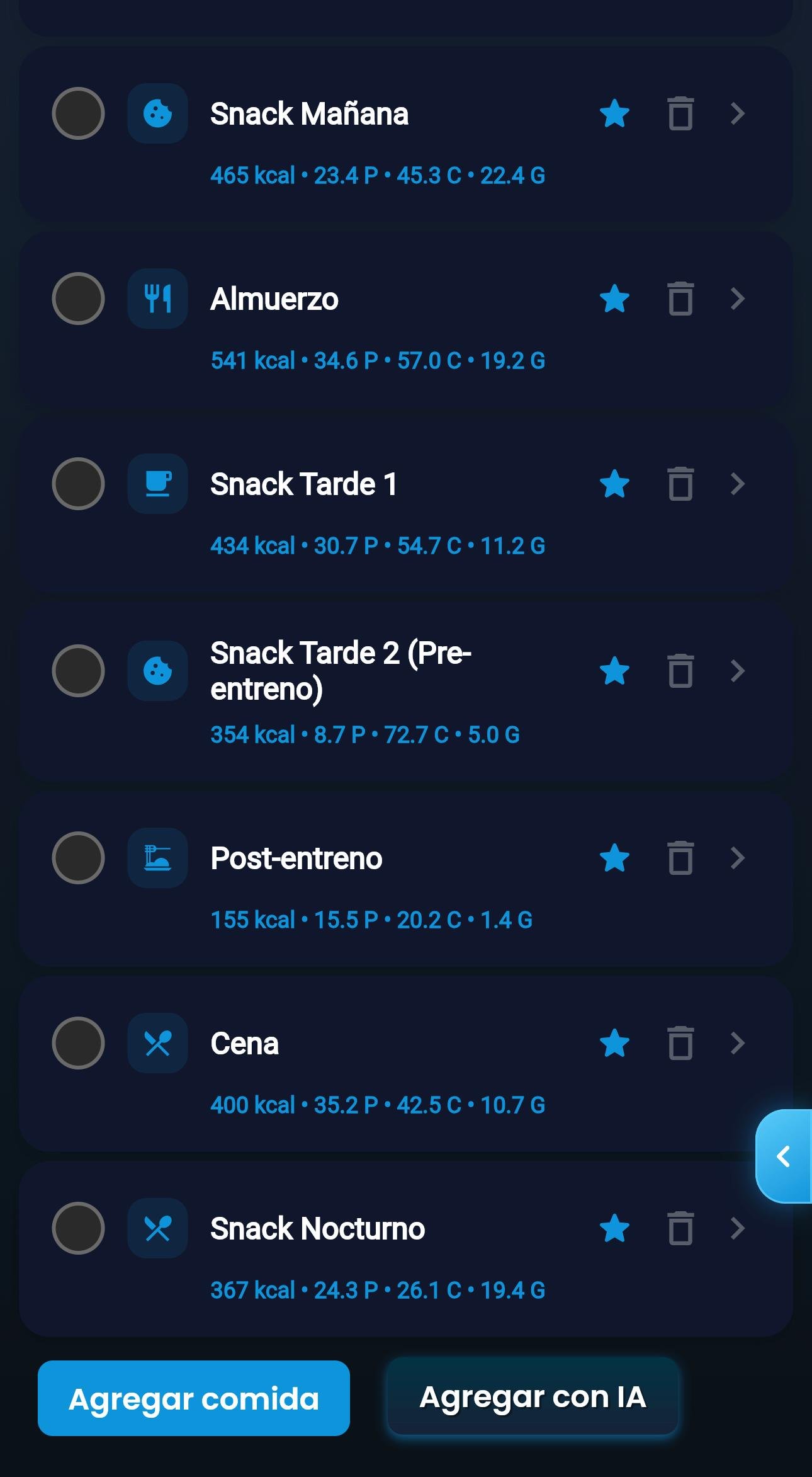 Comidas ilimitadas