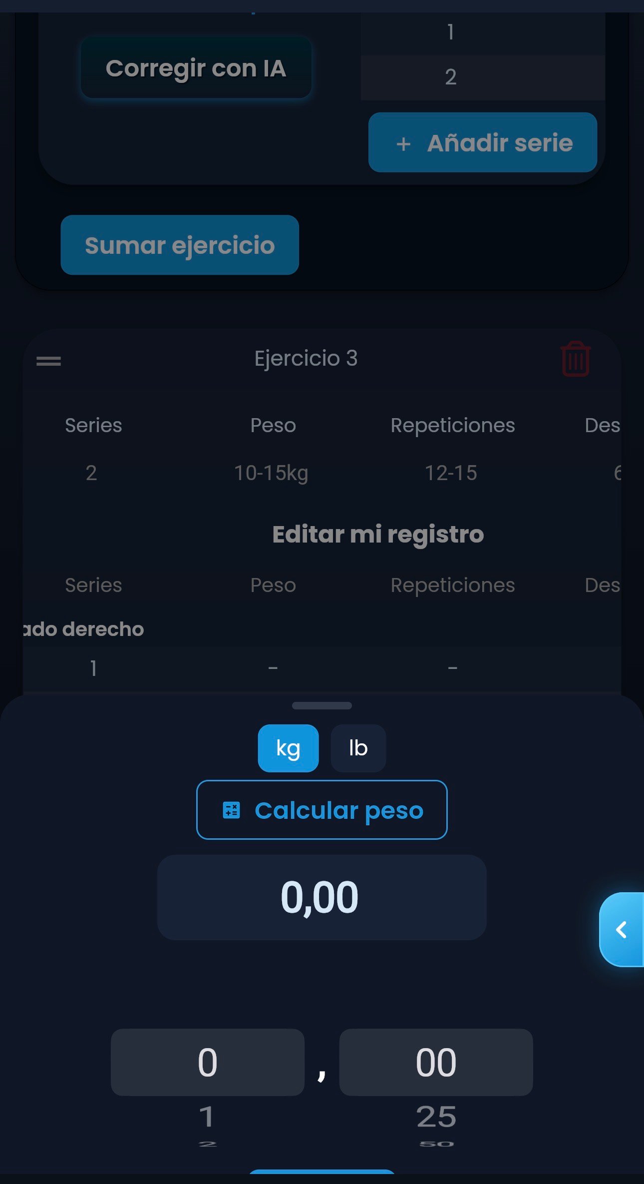 Mapeo de series