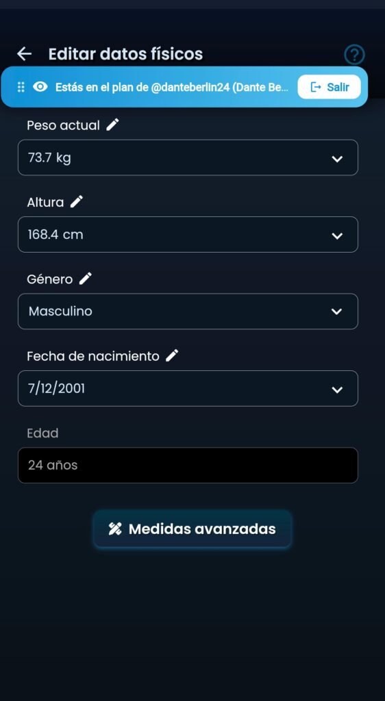 Mediciones mes a mes