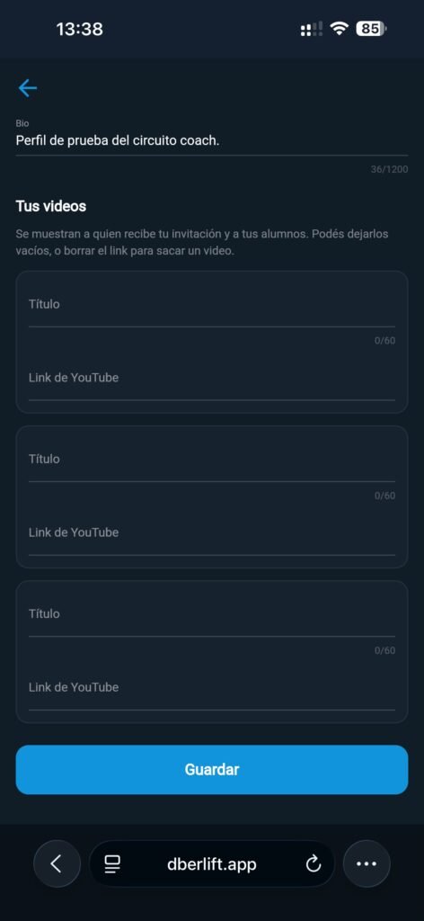 Vendete antes de la primera sesión